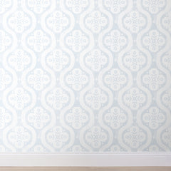 Chateau Removable Wallpaper - Sky Blue, Swatch