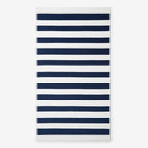 Classic Cabana Stripe Beach Towel - Navy