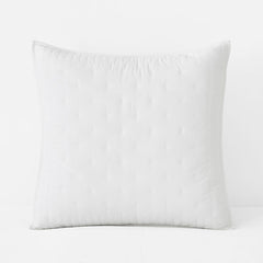 Pintuck Quilted Sham - White, Euro