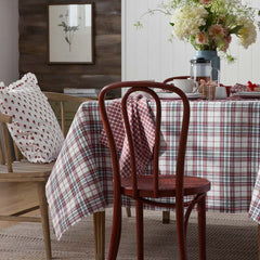 Classic Plaids Yarn-Dyed Tablecloth - Red Multi, 70 in. x 108 in.