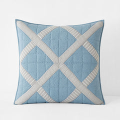 Bahati Quilted Sham - Blue Multi, Euro