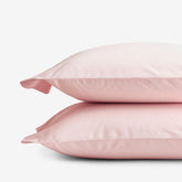 Classic Cool Organic Cotton Percale Solid Pillowcase Set - Petal Pink, King