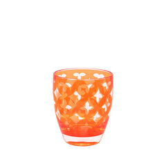 Palazzioi Tumblers, Set of 4 - Orange, Small