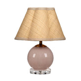 Handblown Glass Table Lamp - Pink