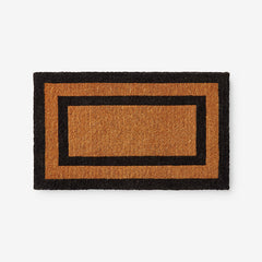 Border Coir Doormat - Black, 18 in. x 30 in.