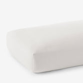 Classic Ultra-Cozy Cotton Velvet Flannel Fitted Bed Sheet - Ivory, Full