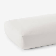 Classic Ultra-Cozy Cotton Velvet Flannel Fitted Bed Sheet - Ivory, Full