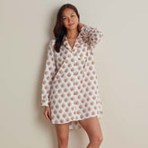 Printed Women's Nightshirt - Petite Floral, S