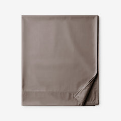 Classic Smooth Wrinkle-Free Sateen Flat Bed Sheet - Cinder, Full