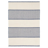 La Mirada Handwoven Cotton Rug - Navy, 8' x 10'