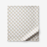 Leander Premium Smooth Wrinkle-Free Sateen Flat Bed Sheet - Gray Multi, King/Cal. King