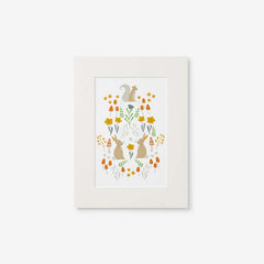 Forest Animals Wall Art - Gray