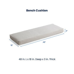 Bench Cushion - Air Blue