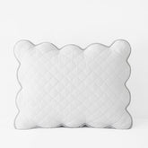 Scallop Quilted Sham - White, Standard