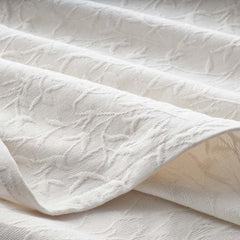 Delicate Floral Blanket - Cream, King/Cal. King