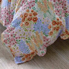 Garden Jubilee Classic Cool Cotton Percale Fitted Bed Sheet - Multi, Twin