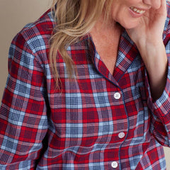 Family Flannel Women's Button-Down Pajama Set - Nantucket, XXXL