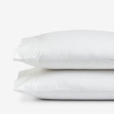 Classic Smooth Sateen Solid Pillowcase Set - White, Standard