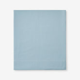 Luxe Ultra-Cozy Cotton Velvet Flannel Flat Bed Sheet Cloud Blue, Twin/Twin XL