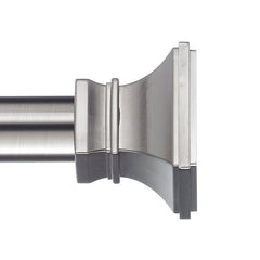 Flared Square Finial and 1" diameter Rod Set - Stainless, 96"