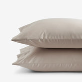 Premium Smooth Supima® Cotton Wrinkle-Free Sateen Pillowcase Set - Light Birch, King