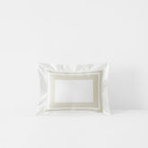 Double Border Premium Smooth Supima® Cotton Wrinkle-Free Sateen Sham - Ivory, Boudoir