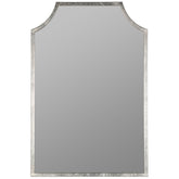 Gilded Arched Frame Wall Mirror - Silver