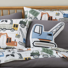 Decorative Shaped Pillow - Construction Crane