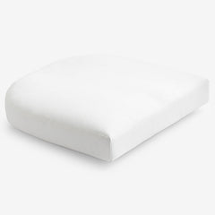 Contour Chair Cushion - White, 21 in . x 19 in.