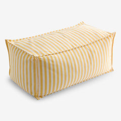 Indoor/Outdoor Pouf - Sail Away Sunflower, Large