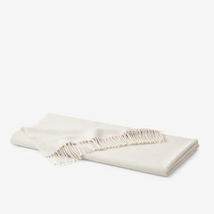 Luxe Lambswool Throw - Ivory