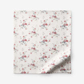 Rupa Premium Smooth Sateen Flat Bed Sheet - Cream Multi, Full