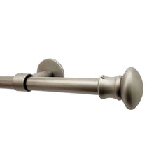 Scepter Finial and .75" diameter Rod Set - Pewter, 72"