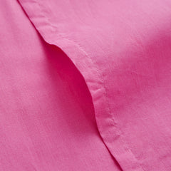 Chambray Voile Yarn-Dyed Ring Top Window Curtain - Peony