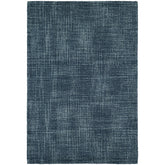 Crosshatch Hand Hooked Wool Rug - Denim, 8' x 10'