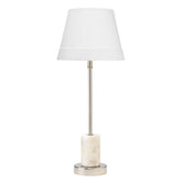 Marble Base Table Lamp - White