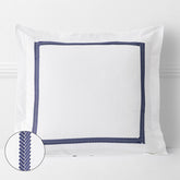Hewett Luxe Smooth Egyptian Cotton Sateen Sham - Blue, Euro