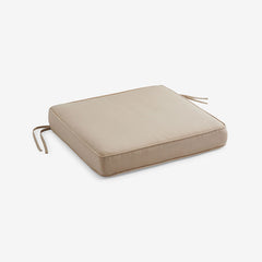 Replacement Boxed Edge Chair Cushion - Antique Beige, 16 in. x 15 in.