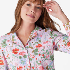 Poplin Women's Pajama Set - Strawberry Fields, S
