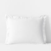 Classic Smooth Rayon Made From Bamboo Sateen Sham - White, King