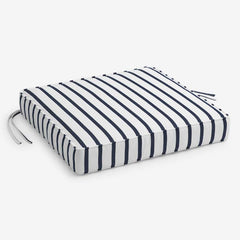 Replacement Boxed Edge Chair Cushion - Lido Stripe, 20 in. x 20 in.