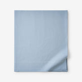 Classic Ultra-Cozy Cotton Velvet Flannel Flat Bed Sheet - Powder Blue, Twin/Twin XL
