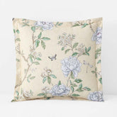 Peony Garden Premium Smooth Wrinkle-Free Sateen Sham - Beige Tan, Euro