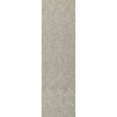 Herringbone Hand Tufted Wool Rug - Gray, 2' 3" x 8' Runner