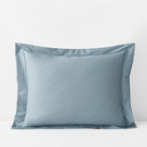 Classic Smooth Wrinkle-Free Sateen Sham - Blue Shale, Standard