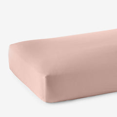 Premium Smooth Supima® Cotton Wrinkle-Free Sateen Fitted Bed Sheet - Rose, Full