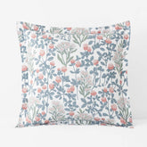 Holiday Print Classic Ultra-Cozy Cotton Velvet Flannel Sham - Botanical Grace, Euro