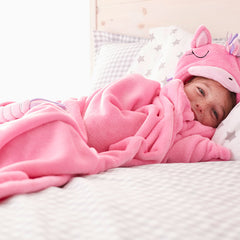 Plush Character Throw - Unicorn