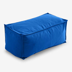 Indoor/Outdoor Pouf - Pacific Blue, Large
