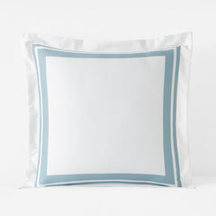 Double Border Premium Smooth Supima® Cotton Wrinkle-Free Sateen Sham - Cloud, Euro
